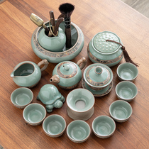 Geyao Kungfu Tea Set Home Office Club Guest Cup High-end Light Luxury Exquisite Chinese Tea Art