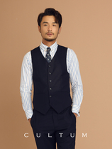 Middle Van Inn to fix suit waistcoat Machia mens business positive fashion trends handsome casual professional suits suit waistcoat waistcoat