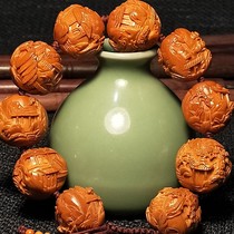 Olive nuclear carving long string garden 23 5 boutique Zhoushan famous man hand carved Suzhou garden olive Hu hand string