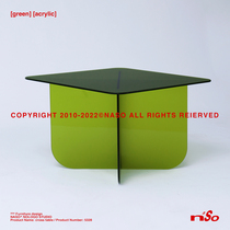 NASO Thats the simple Joins acrylic small square table Nordic wind living room home small tea table edge a few side tables pure color