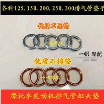 Fukuda Five Star Shenshen Longxin CG125 150175200250 Motorcycle Tricycle Graphite Exhaust Mat