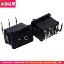 Boat switch KCD1-101 three-legged bent feet in the opposite direction 15*21MM 3 feet 2 gears 6A 250V rocker boat shape
