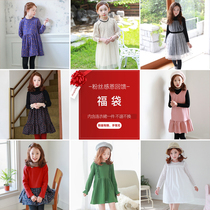 (Clear Cabin Childrens Clothing) Blessed Bag Tide Girl Spring Autumn Dress Trendy Dress Trendy Ocean Gas Children Dress Fall Off Code Special Price