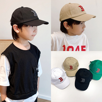 Childrens hat Mens damp spring autumn boy Duck Tongue Cap Tide Sign Baseball Cap Girl Sunscreen Cap Pure Cotton Baseball Sunhat