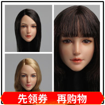 Crocodile SUPER DUCK SDH011 1 6 soldiers model female head carving A B C D four spot