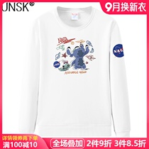 Official website flagship store clothes mens spring and autumn new leisure round neck long sleeve students on the clothes tide NASA2021