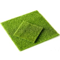 Micro Landscape Turf Gardening with Landscaping Decoration Photography Props Plant Fake Lawn 15cm fake white hair