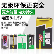 No. 5 9V battery rechargeable multimeter battery toy remote control microphone battery 9 volt battery pointer meter