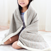 Blanket thick spring single dormitory student office nap blanket sofa cover baby child blanket
