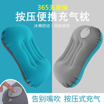 Inflatable pillow outdoor portable protective waist pillows travel by train aircraft Divinity guards Cervical Spine Travel Sleeping Cushions