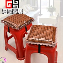Four Seasons Universal Cushion Student Classroom Stool Bench Butter Thickened Coat Mahjong Bamboo Cushion