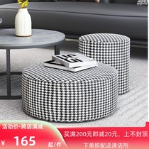 Thousands Bird Gg Round Sofa Cloth Art Square Stool Down-to-earth Makeup Stool Light Lavish Living-room Tea Table Creative Shoe Changing Shoes Small Round Stool