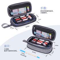  Multi-layer large-capacity pencil bag multi-function storage bag business bag stationery bag exam middle school student net red pencil box