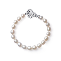 Chow Tai Fook exquisite 925 silver lucky character pearl bracelet T71898 selection