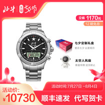 Beidou Watch Titanium Bucket Meritorious Satellite Positioning Insemination Total Titanium Alloy Business Mens Wristwatch Gift Dress