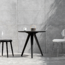 Nordic Modern Minimalist Home Small Dining Table Balcony Outdoor Small Round Table Commercial Restaurant Tea Table Coffee Table