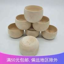 Lacquer raw lacquer national lacquer wood tire lacquer lacquer painting Wood embryo material wooden tire processing custom tea cup