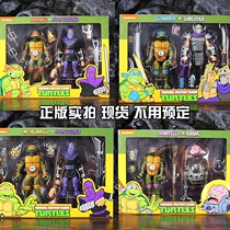 Genuine NECA Teenage Mutant Ninja Turtles 7 inch Leonardo Schleide Lange toy model doll hand-made spot