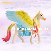 Wantmoin myth Pegasus unicorn elf red deer sheep beast static model toy children gift