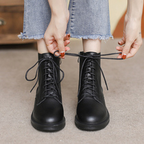 Martin boots womens booties autumn and winter 2021 new net red Handsome and Versatile British style