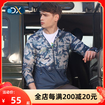 Discovery spring and summer men's and women's skin clothes outdoor light breathable sunscreen skin windbreaker hooded coat