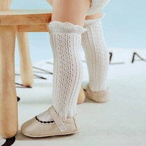  2021 summer Korean mesh thin baby stockings boneless loose mouth childrens dispensing non-slip baby socks