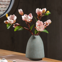 Chinese Magnolia simulation flower fake flower living room decoration porch garden decoration dining table bouquet set
