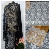 Wide 70CM Lace Lace Lace Fabric Embroidered Water - soluble Accessories DIY Clothing Dress Wedding Fabric