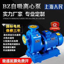 BZ self-priming pump large flow high head sewage pump horizontal Pipeline centrifugal pump 380V pipeline booster pump pump
