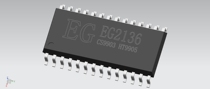 EG2136 three-phase half-bridge circuit drive chip replaces IR2136 withstand voltage 600V output current 0 2A