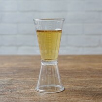 Bartender special Ans Cup bartender measuring cup PC resin double head measuring cup oz cup bar milk tea shop supplies