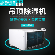 Industrial dehumidifier High-power ceiling dehumidifier 480L warehouse moisture absorption machine Basement commercial dehumidifier