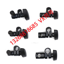 Steel 360-degree rotation adjustable angle cross clip tube clip pillar round rod fixed clip adjustment table rod connector