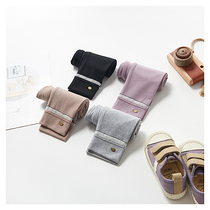  Girls  leggings spring and summer thin stretch breathable childrens cotton slim Korean version of Western style childrens outer pants