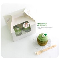 4 clothes with portable cupcake box Marfen box pudding bottle mousse mummy cup packaging box