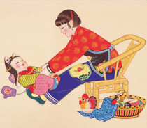 T828 China Art Museum Collection Classic New Year Pictures High Definition Pictures Painting Prints Material Electronic Gallery