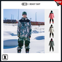 Vulnerable EXDO]W23 new Airblaster AB snowboard suit mens one-piece snow suit snow pants suit