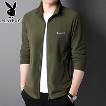 Flower Playboy 2022 Spring and autumn new cardio-shirting mens cashmere business casual middle-aged men loose jacket