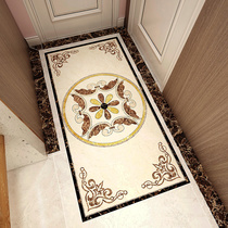 Living room floor Entry into the house Decorative Floor Tiles Stickers Waterproof Parquet Tiles Ground Retouching Wall Stickler Self-Adhesive Wear