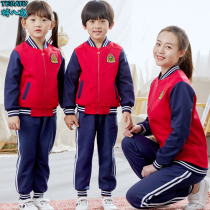 Kindergarten Garden Clothing Spring Autumn Winter Clothing Yinglun Wind Primary School Students School Uniform Suit Children Class Clothes Pure Cotton Games Clothing