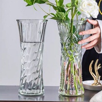Vase rich bamboo Special 40 extra large glass vase transparent water water bamboo rich bamboo Lily water culture