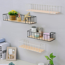 Punch-Free Wall Wall Wall shelf living room decoration wall kitchen partition toilet dormitory wall storage rack