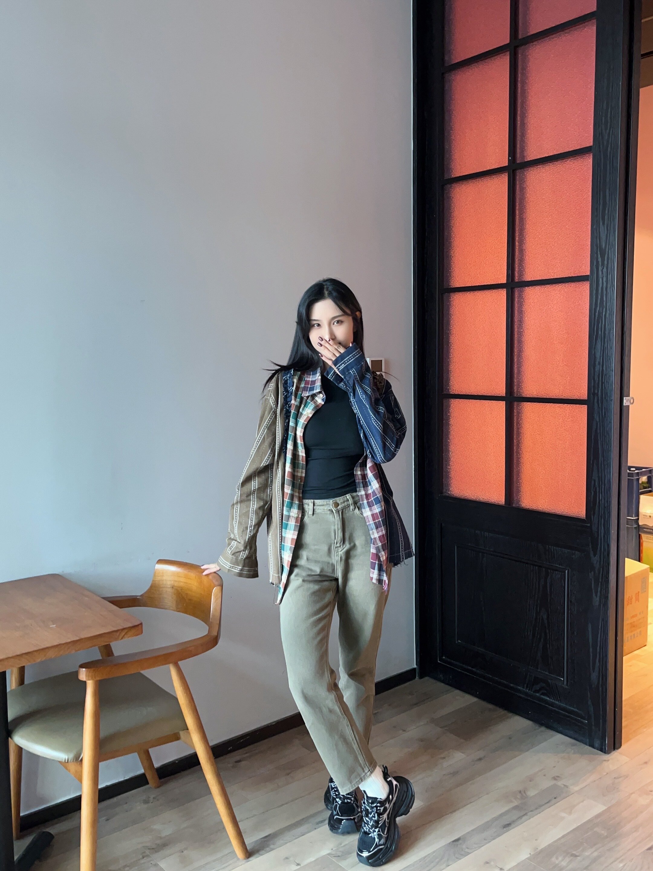 迪丽热巴同款骆驼银月老爹鞋 厚底增高拉长比例 银色系未来感十足