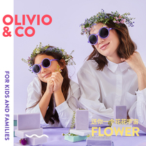 OLIVIOCO children sunglasses polarized anti-ultraviolet boys and girls baby baby sunsun glasses tide parent-child