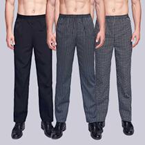 Mens Full Tightness Chefs Pants Spring Autumn Chefs Working Pants Fashion Chefs Pants Kitchen Restaurant Hotel Working Pants