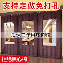  Door curtain 2021 winter anti-theft door home garage warm and windproof entry door new thick fabric room thickening