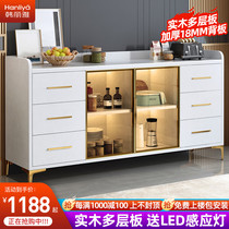 Light Extravagant Dining Side Cabinet Home Kitchen Cabinet Integrated By Wall Locker Modern Minima Living-room Wine Cabinet Tea Water Cupboard
