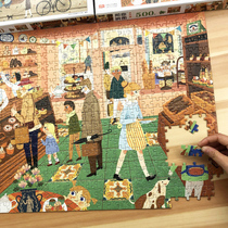 Childrens puzzle Puzzle Puzzle 500 tablets Adult Decompression Puzzle Boy Girl Wisdom development Early education Puzzle Toys