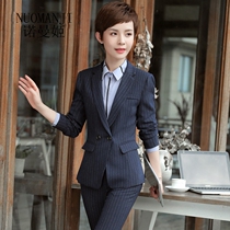 Norman Ji Business Sashimi Professional Suit Personality 100 Hitch Four Sets Fashion Ladies Suit Brief About Small Scent