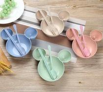 Baby Mickey Mouse big head bowl fruit plate childrens